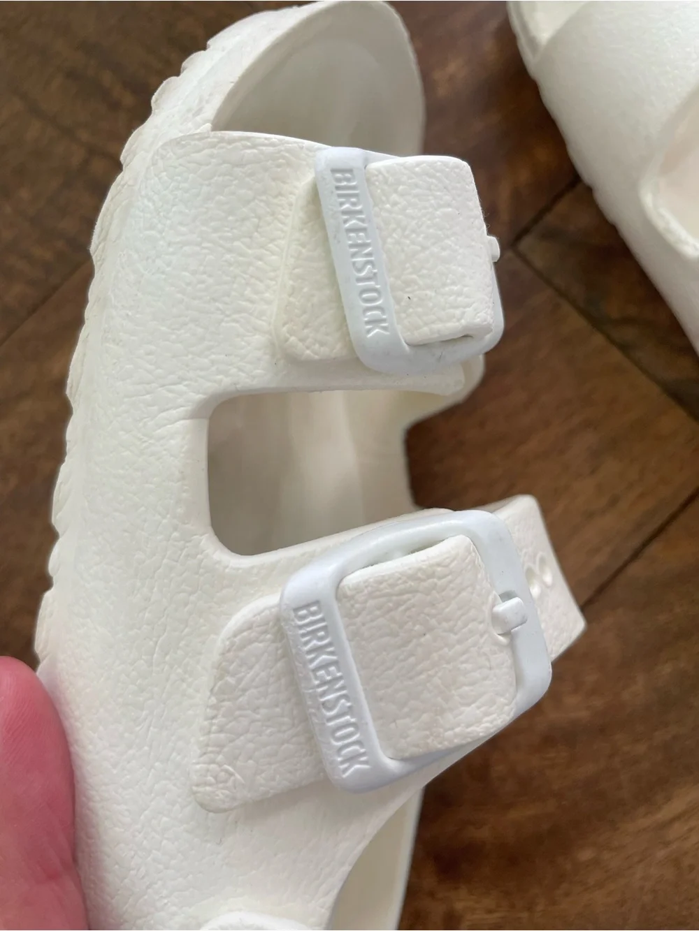 Birkenstock toddler Unisex Milano EVA Sandals, white, size 9
